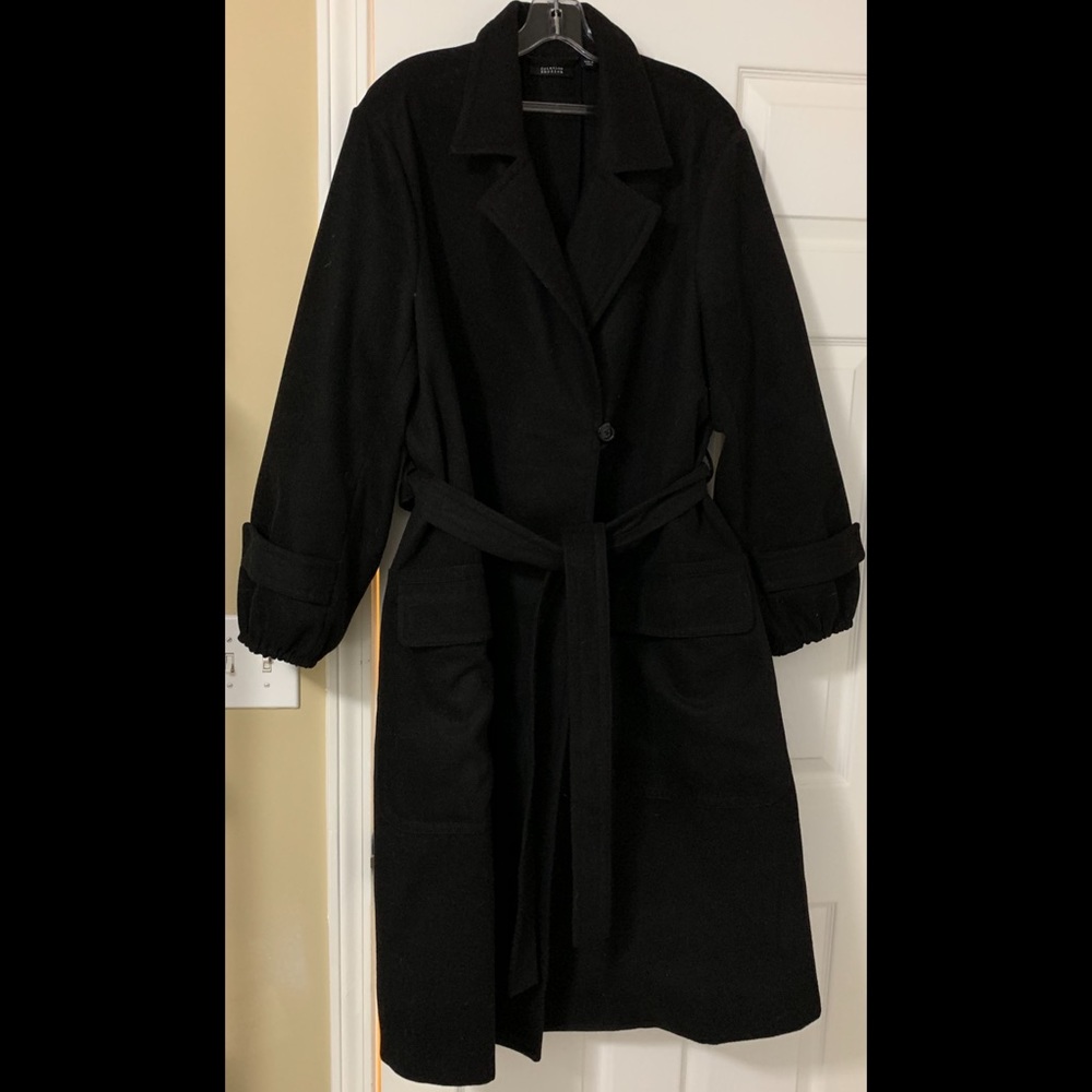 Cristina Ehrlich FULL Length Coat with Belt